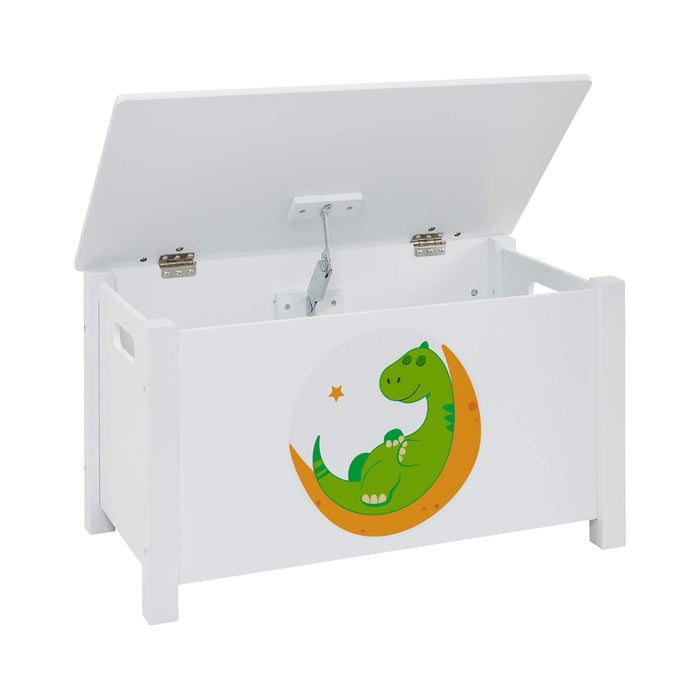 Kids Wooden Dinosaur Toy Box