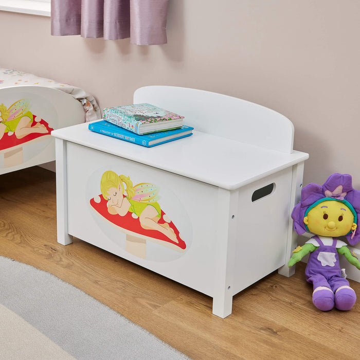 Kids Wooden Fairy Toy Box