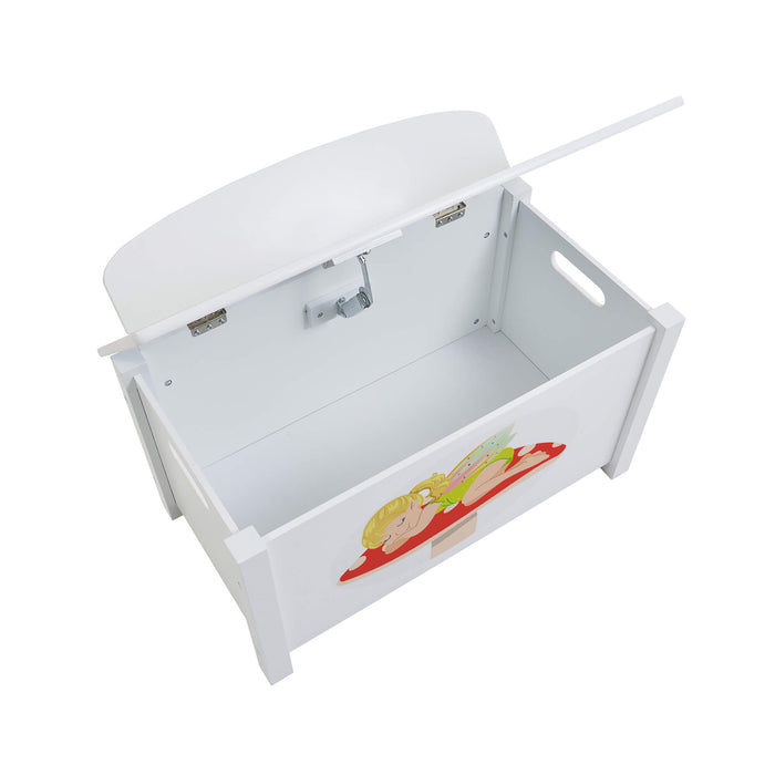 Kids Wooden Fairy Toy Box