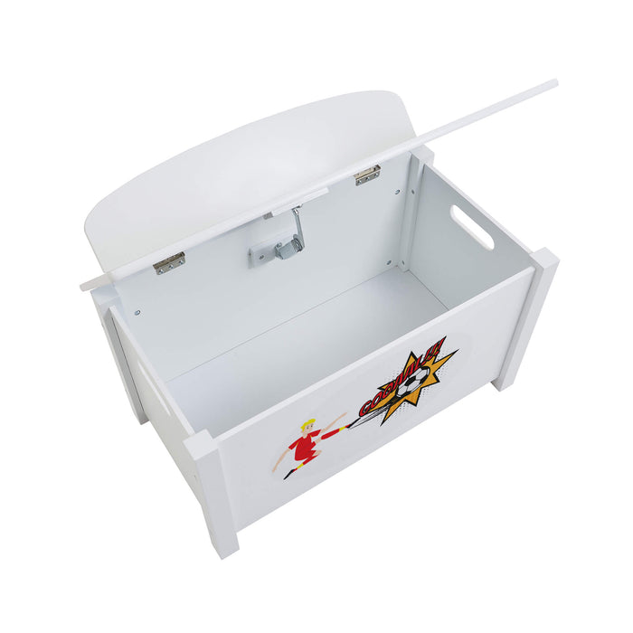 Kids Wooden Football Toy Box