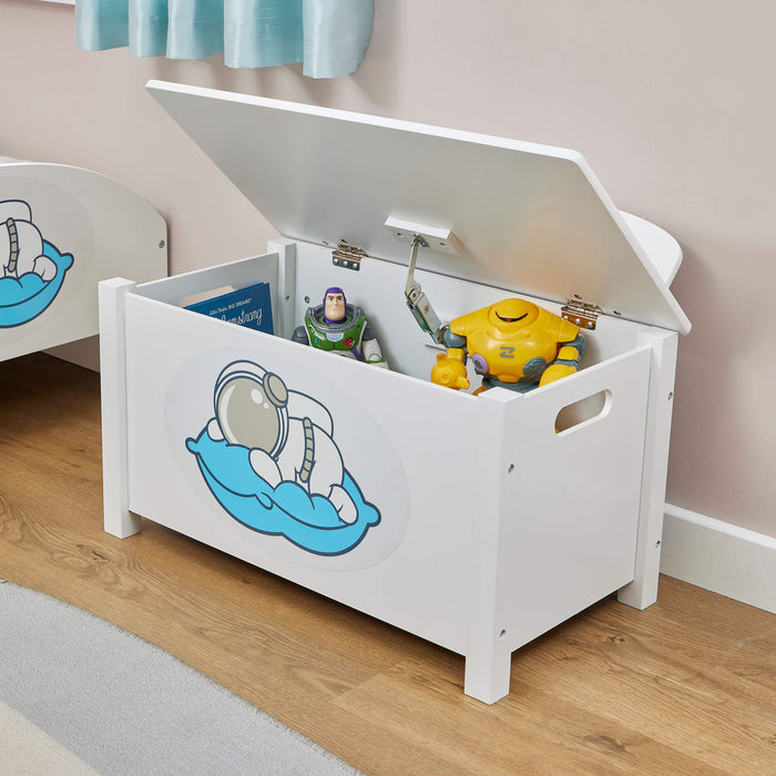 Kids Wooden Space Toy Box