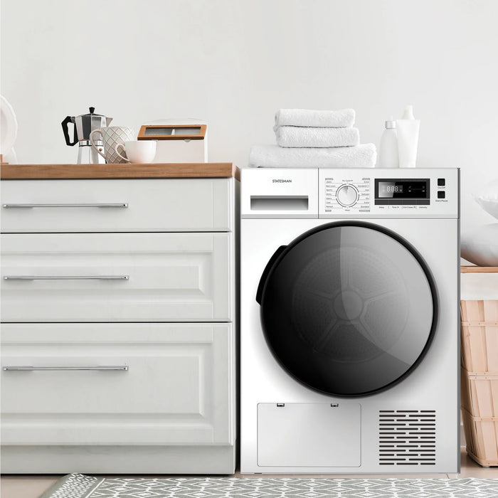 THP18W - 8KG Heat Pump Condenser Tumble Dryer - White