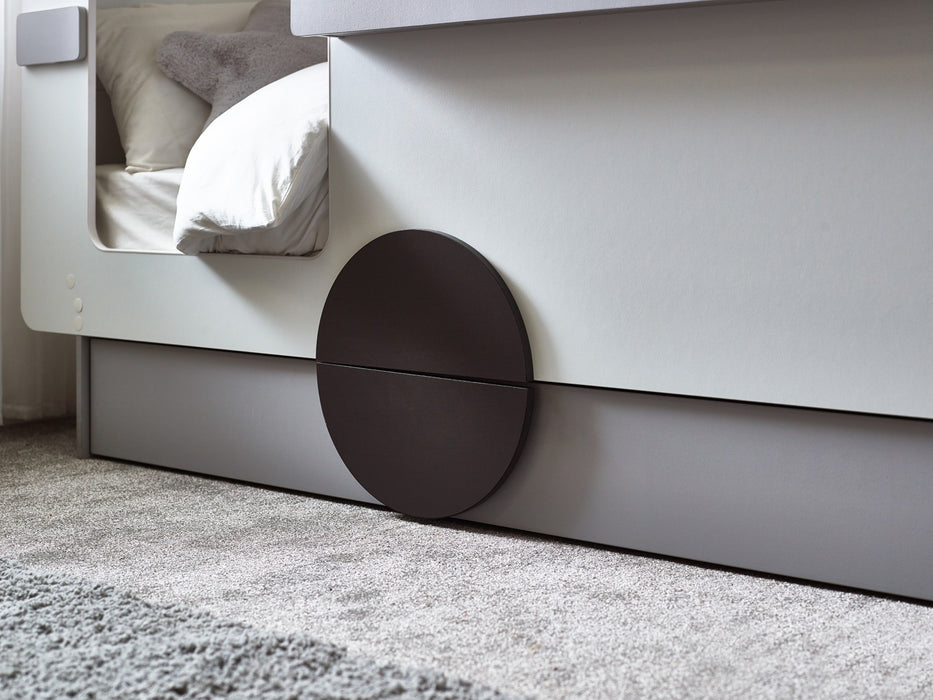 Tourer Caravan Bed - Vapor Grey And White