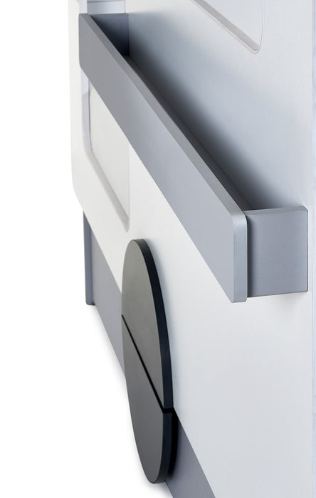 Tourer Caravan Bed - Vapor Grey And White