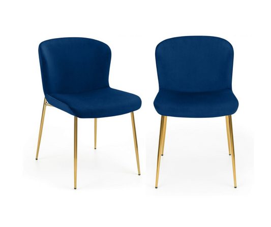 Set Of 2 Harper Dining Chairs - Blue