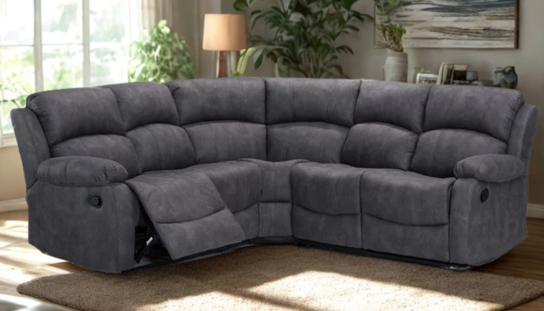 Alaska 5 Seater Manual Reclining Corner Sofa