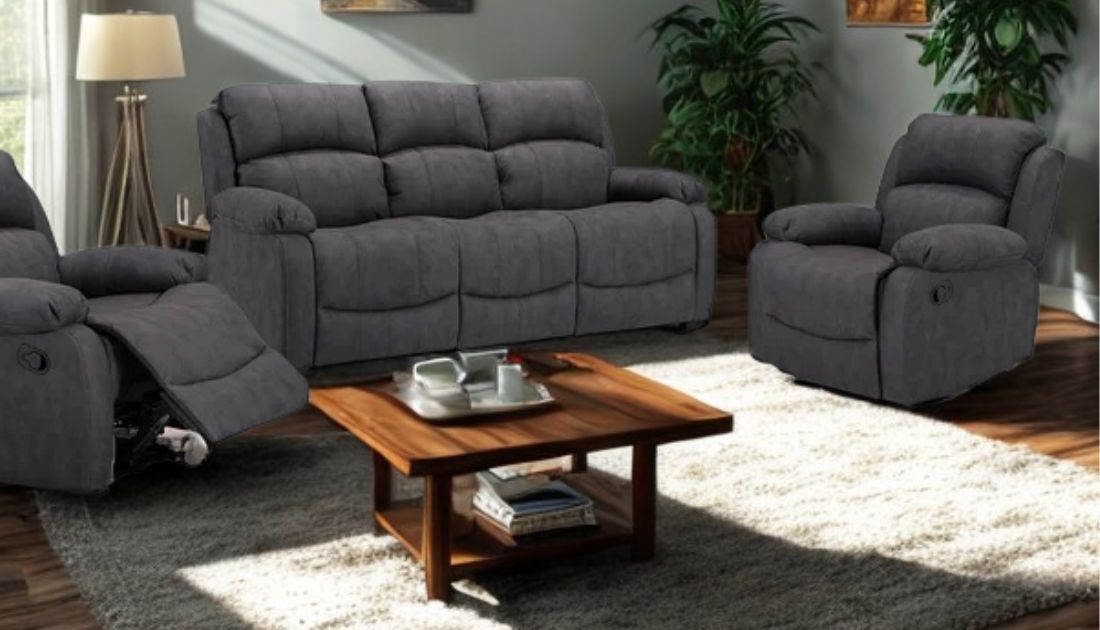Alaska 3+1+1 Manual Reclining Sofa Set