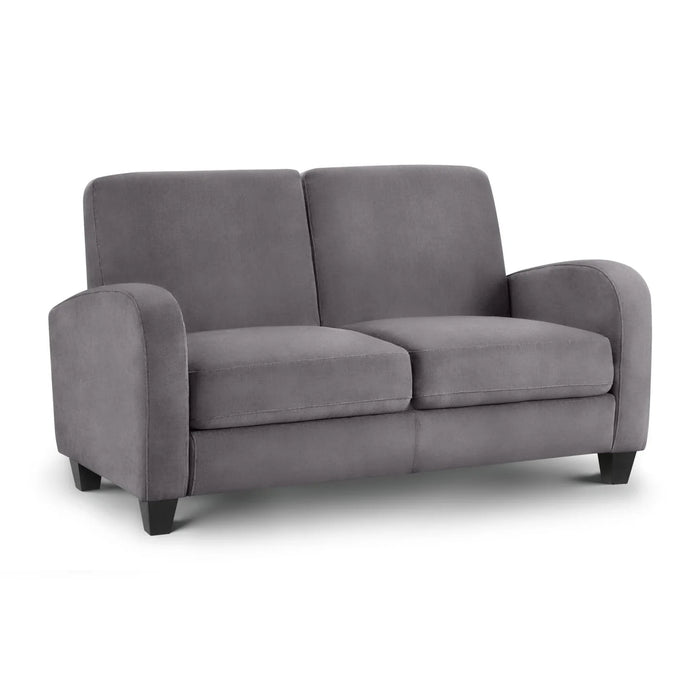 Vivo 2 Seater Sofa In Dusk Grey Chenille