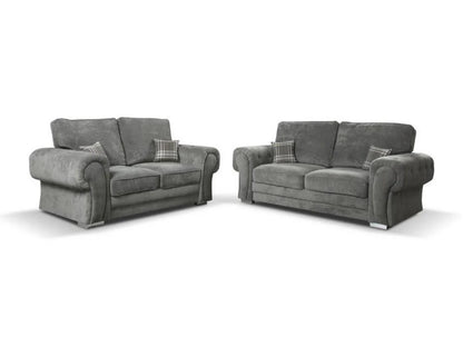 Theo 3+2 Sofa Set - Grey