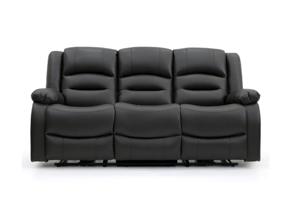 Olivia 3+2 Electric Recliner Set - Black