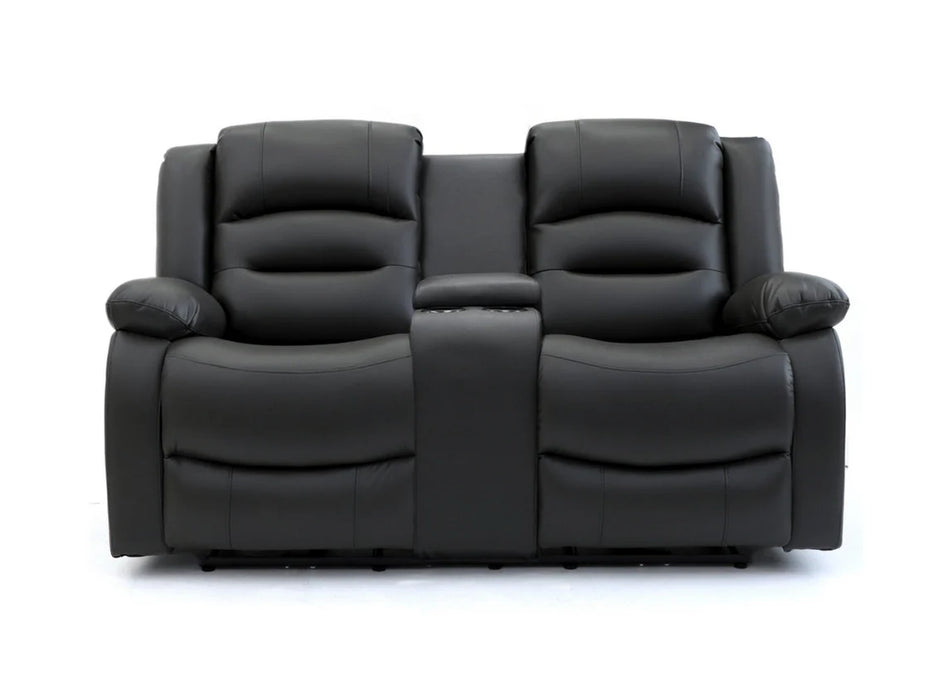 Olivia 3+2 Electric Recliner Set - Black