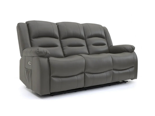 Olivia 3 Seater Electric Recliner - Grey