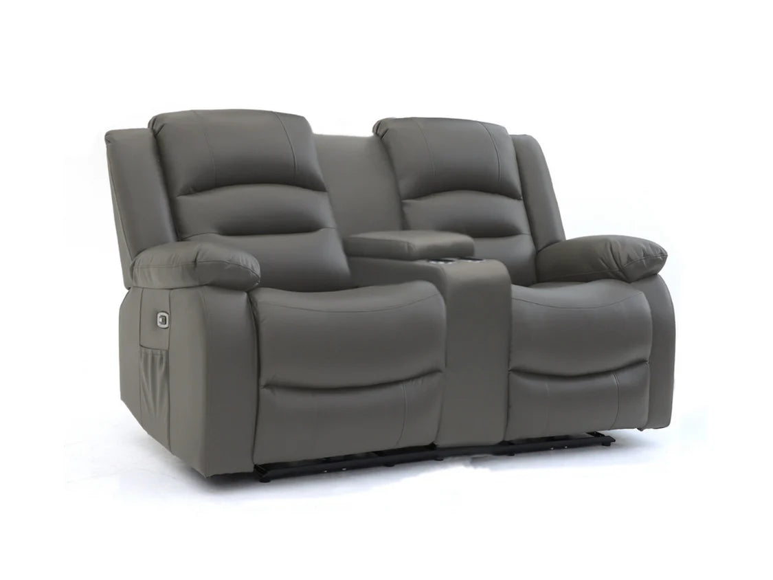 Olivia 2 Seater Electric Recliner - Grey