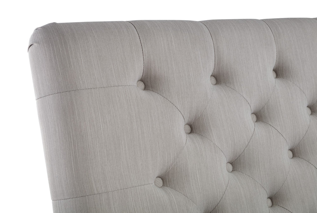 Wilton 4 Drawer 180cm Superking Bed - Grey Linen