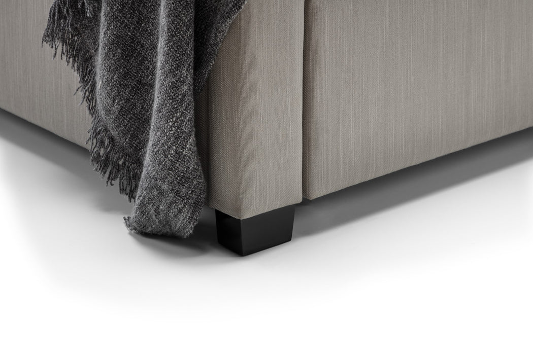 Wilton 4 Drawer 180cm Superking Bed - Grey Linen