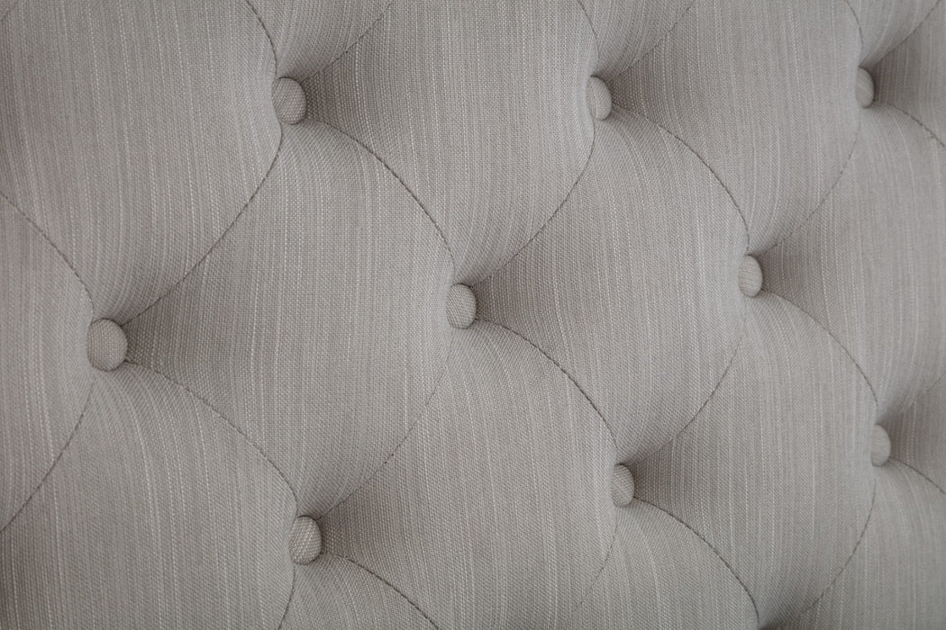 Wilton 4 Drawer 180cm Superking Bed - Grey Linen