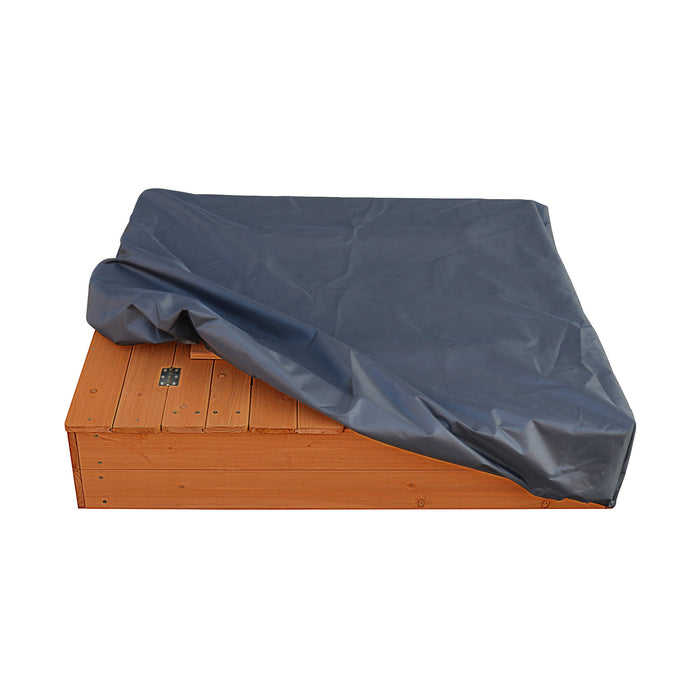 Kids Sandpit With Seating and Cover