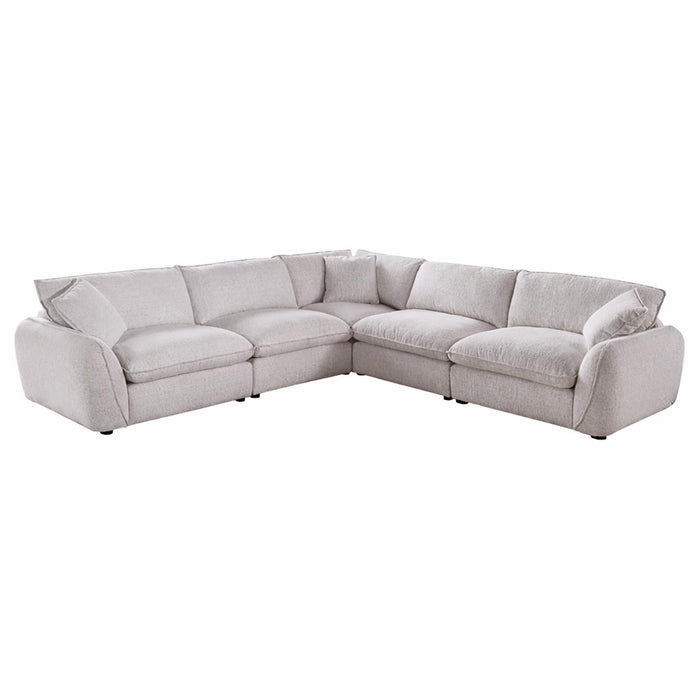 Berti Large Corner Sofa - Beige