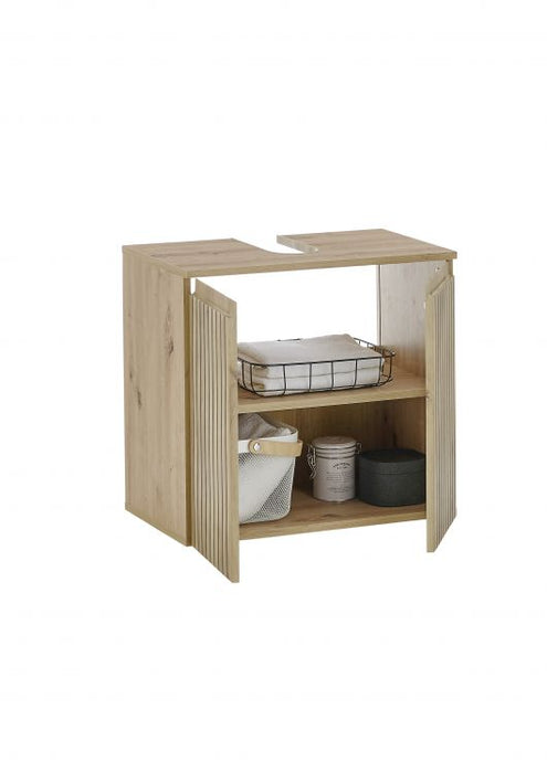 Austin Under Sink Bathroom Cabinet with 2 Doors - Artisan Oak