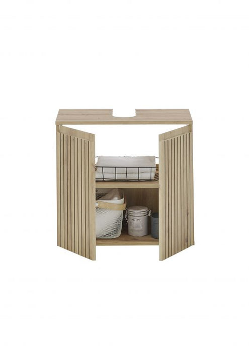 Austin Under Sink Bathroom Cabinet with 2 Doors - Artisan Oak