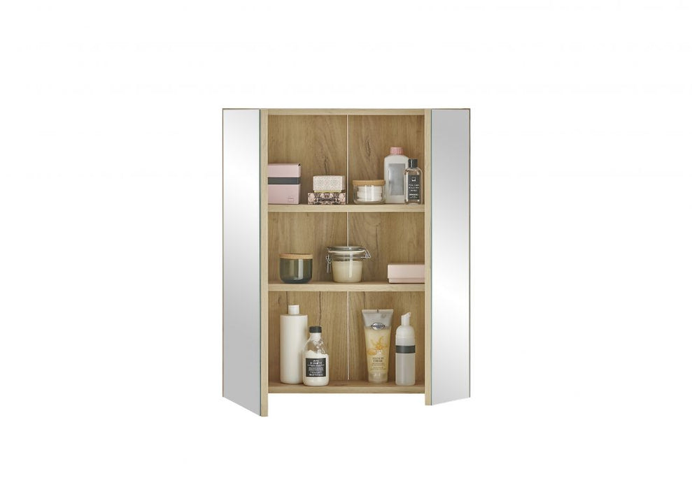 Austin Mirrored Bathroom Cabinet - Artisan Oak