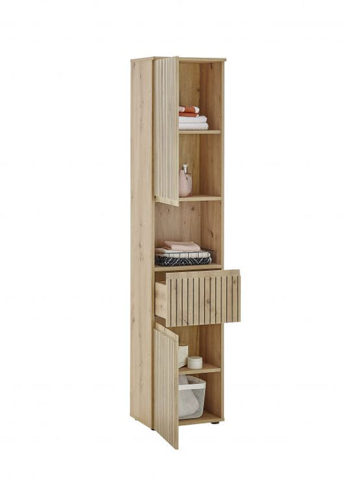 Austin Tall Bathroom Cabinet - Artisan Oak