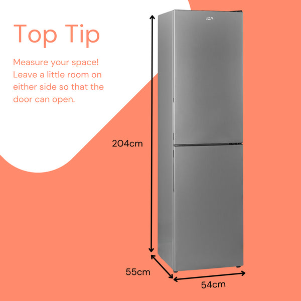 SFF20050SE - 302ltr Low Frost Fridge Freezer - Silver