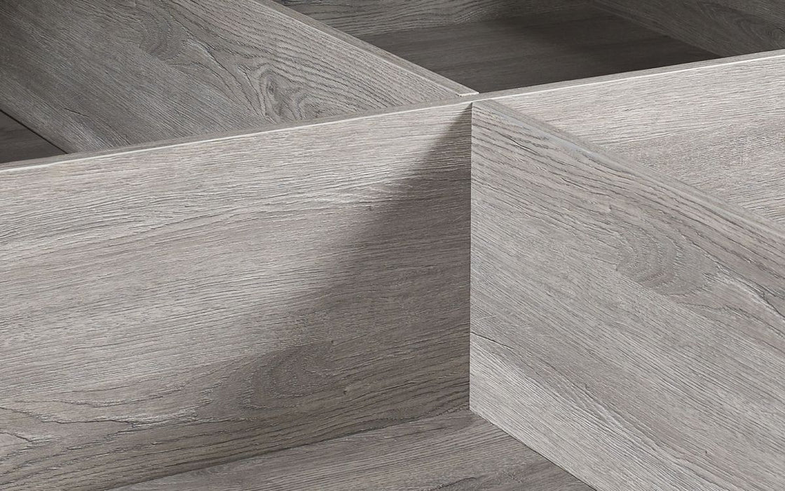 Bali Ottoman Storage 90cm Single Bed - Grey Oak