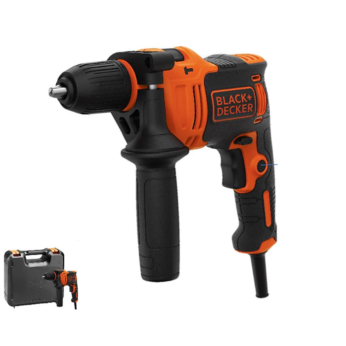 BEH710K-GB 710W Corded Hammer Drill with Drill Bit Accessories & Kit Box