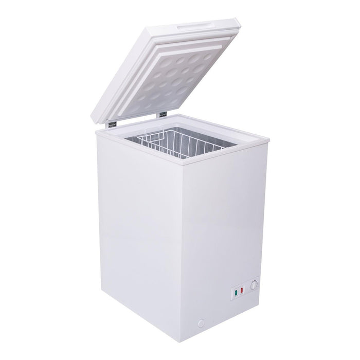CHF100W/E - 48cm Freestanding Slimline Compact Chest Freezer - White