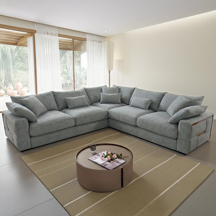 Juno Large Corner Sofa - Grey