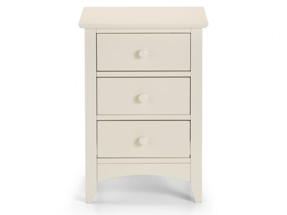 Cameo 3 Drawer Bedside