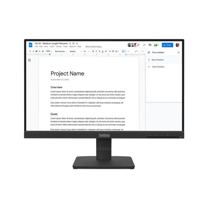 64CBKAT6UK - ThinkVision S22-4e 21.5" LED Monitor