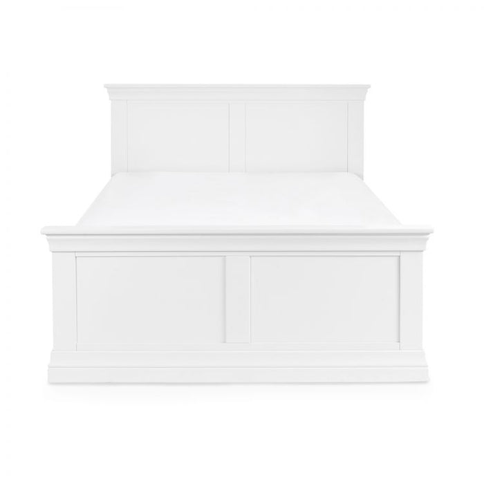 Clermont 150cm King Bed - Surf White