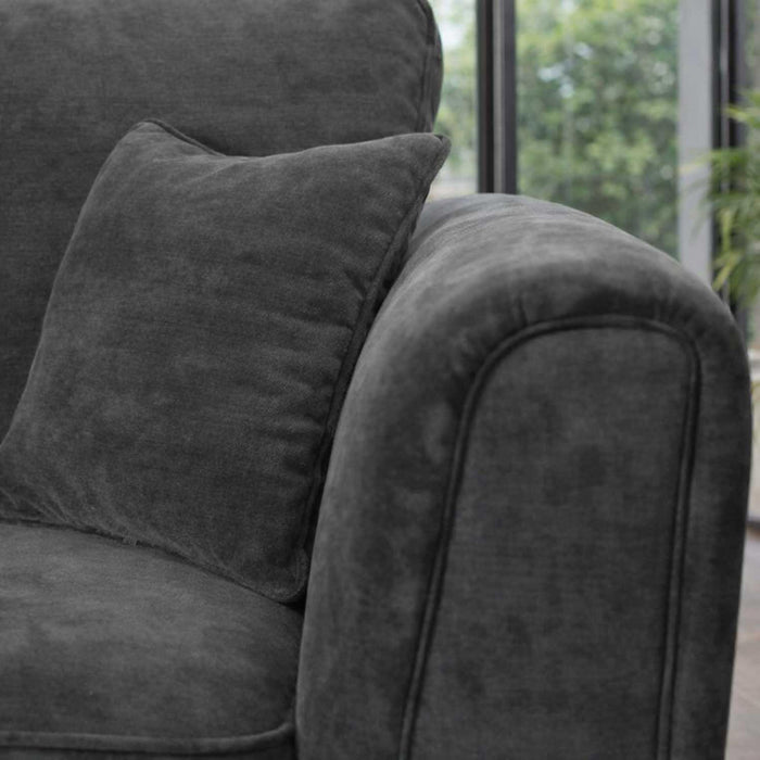 Ascot 3+2 Sofa Set - Charcoal