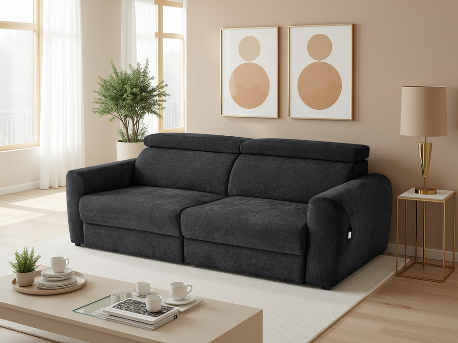 Calder Electric Sofa Bed - Black