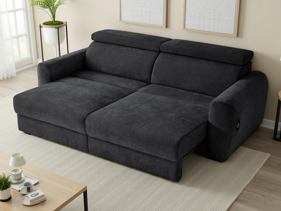 Calder Electric Sofa Bed - Black