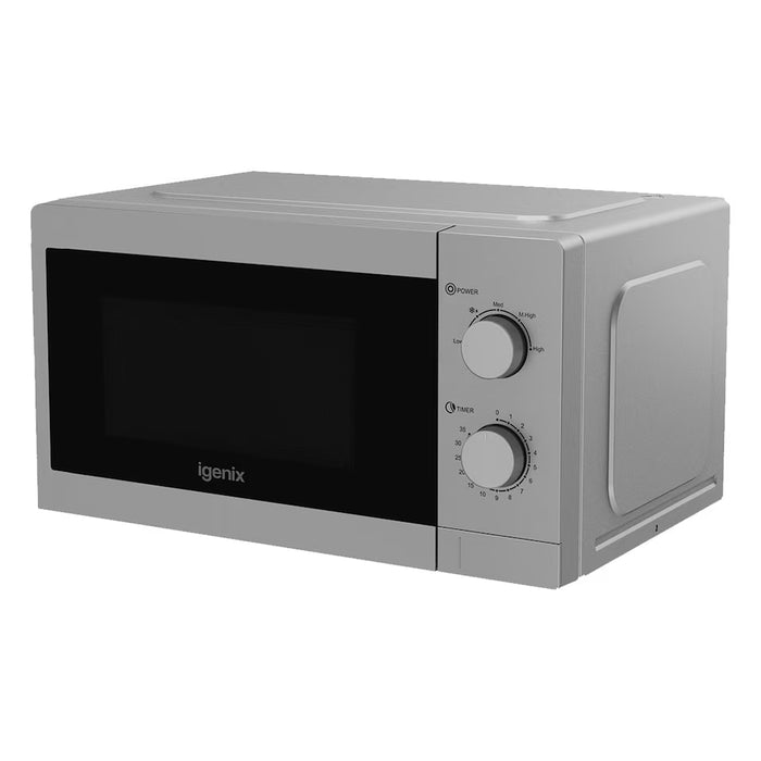 IGMS08080S - 20L 800W Manual Microwave - Silver