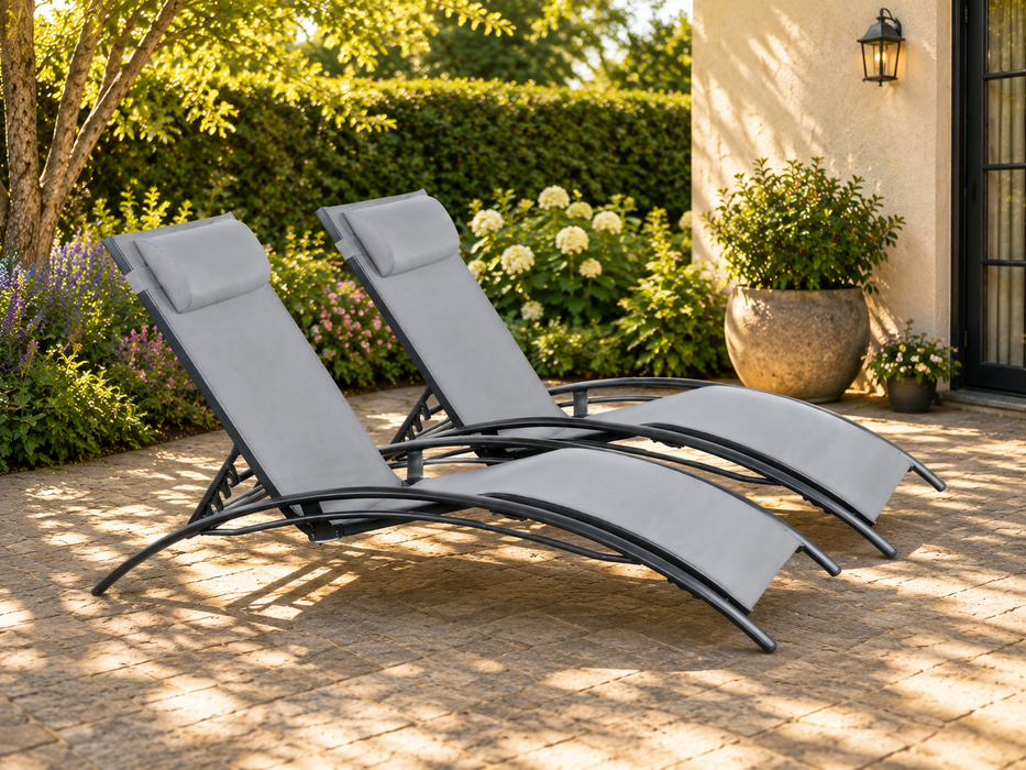 Swallow Set of 2 Sun Loungers
