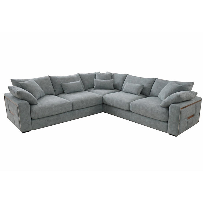 Juno Large Corner Sofa - Grey