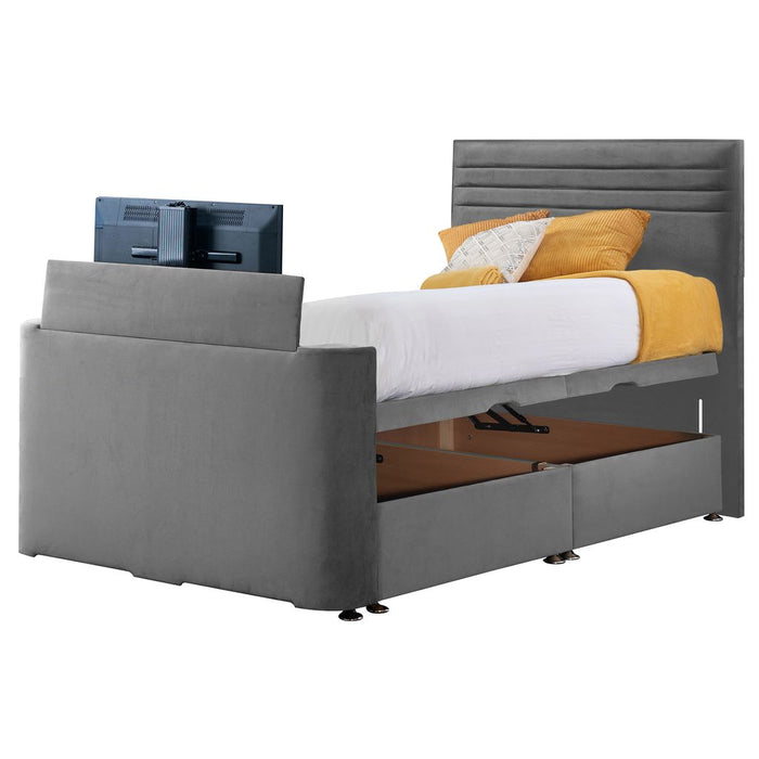 Chic TV Bed Frame with Astrid 1000 Sprung Mattress