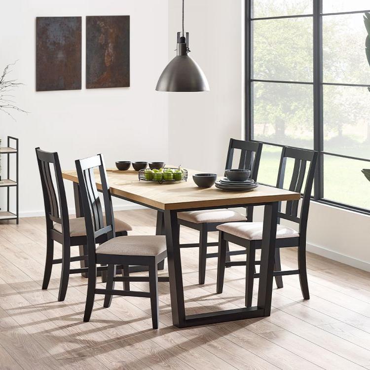 Hilton Dining Table and 4 Hilton Dining Chairs