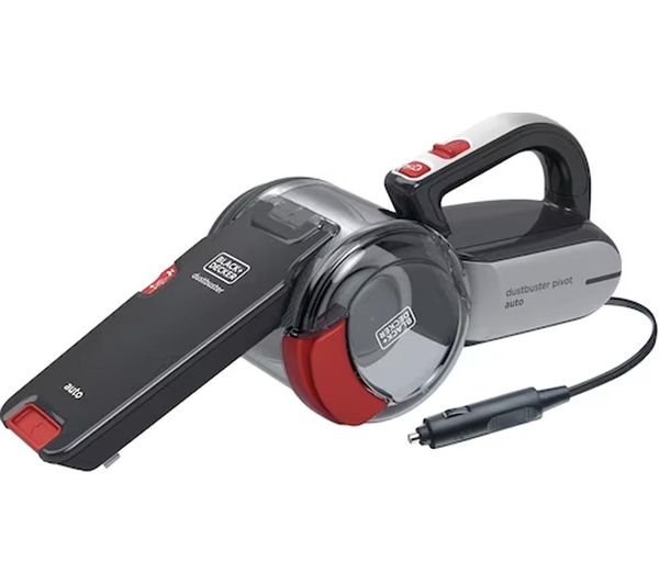 Pivot Auto Handheld Vacuum Cleaner - Red & Grey