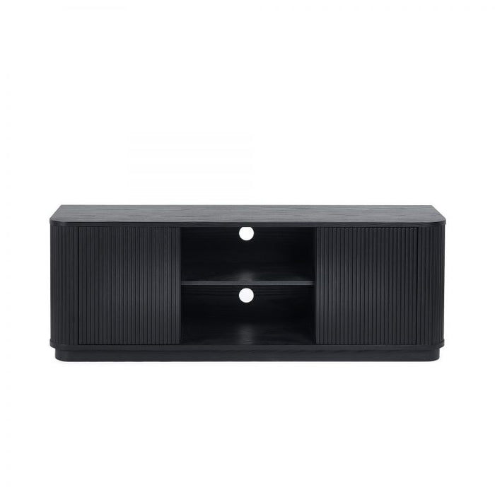 Louis Fluted Tv Unit - Black