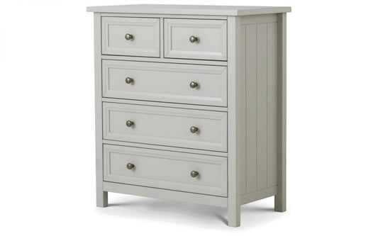 Maine 3 + 2 Drawer Chest - Dove Grey