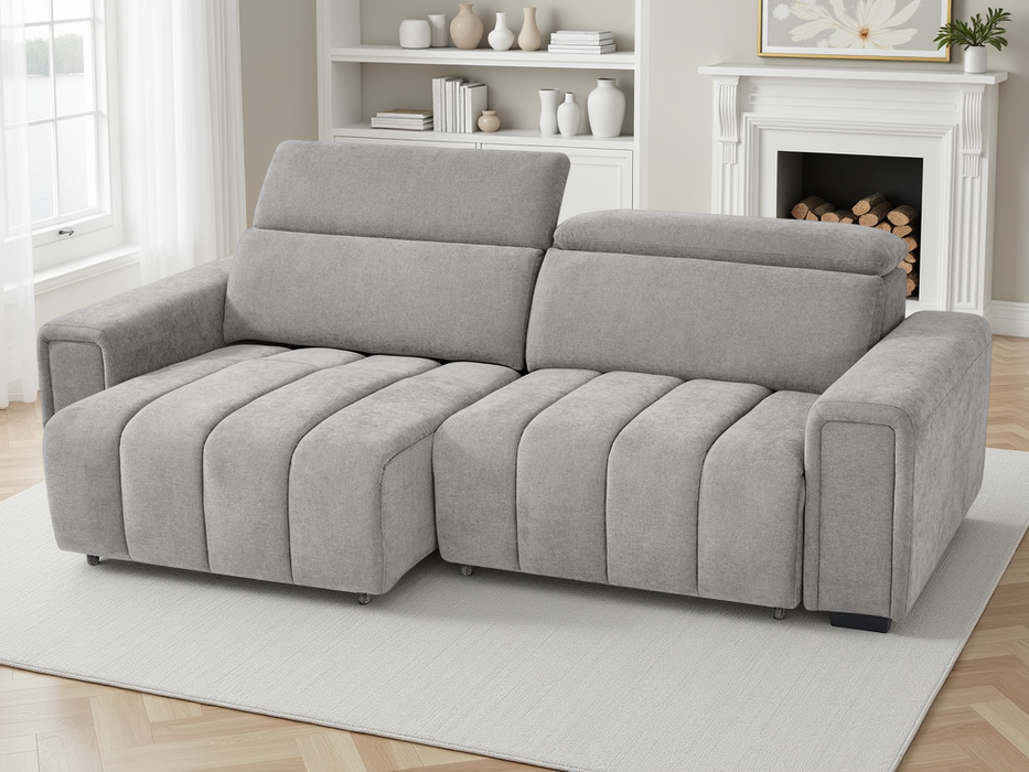 Fenlow 3 Seater Electric Sofa Bed - Grey