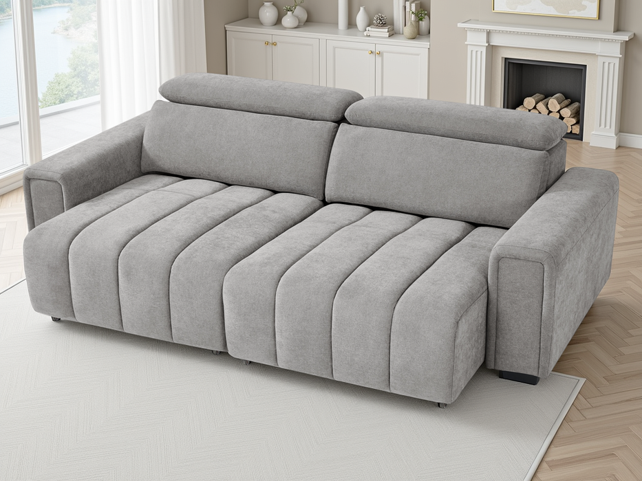Fenlow 3 Seater Electric Sofa Bed - Grey