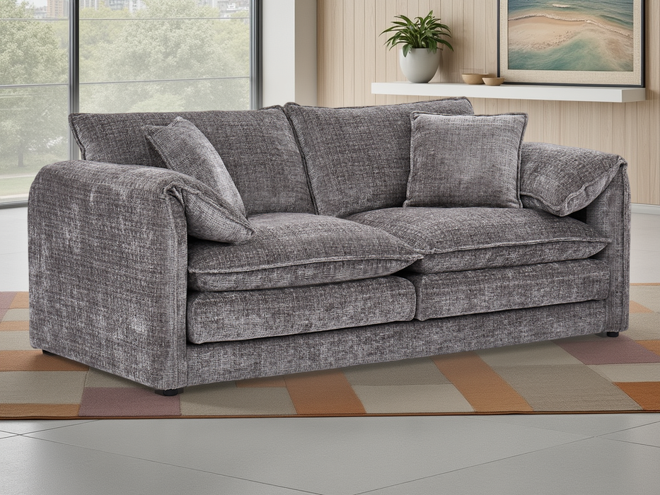 Soren 3 Seater Sofa - Grey