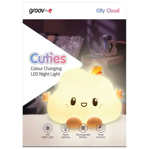 GV6001 - Rechargeable Colour Changing LED Night Light - Olly Cloud