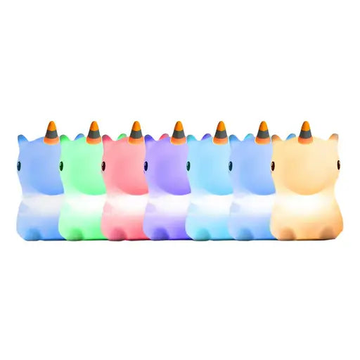 Rechargeable Colour Changing LED Night Light - Rainbow Unicorn